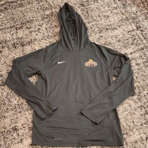 Nike Dri-Fit Gray Hoodie with UAlbany Logo